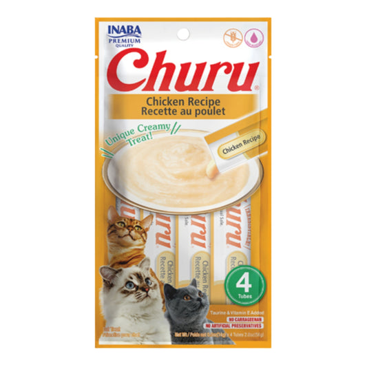 Churu Snack para Gatos – Pack de 4 (4 x 14 g)