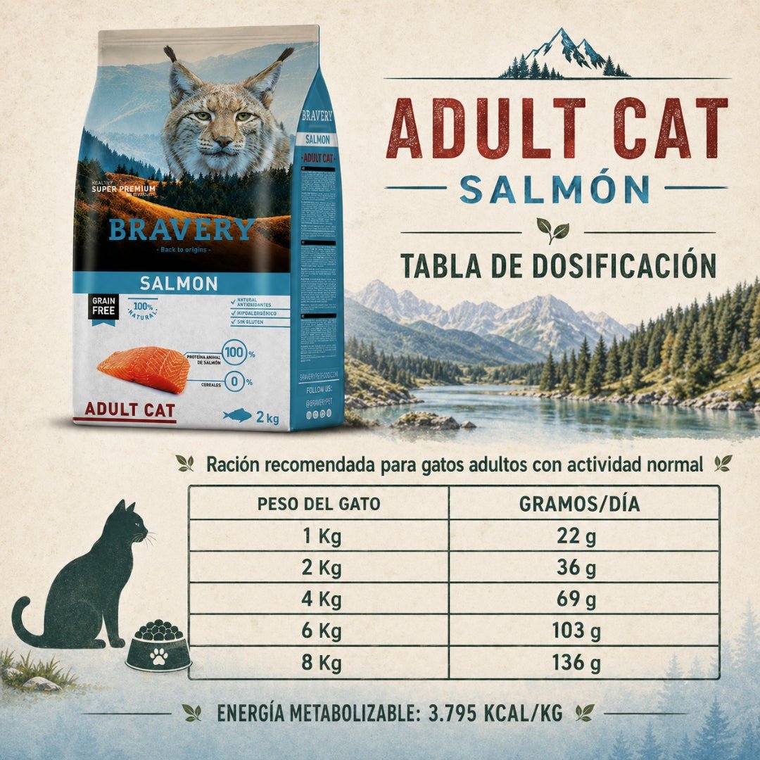 BRAVERY Salmón Adulto Cat - Cosmos