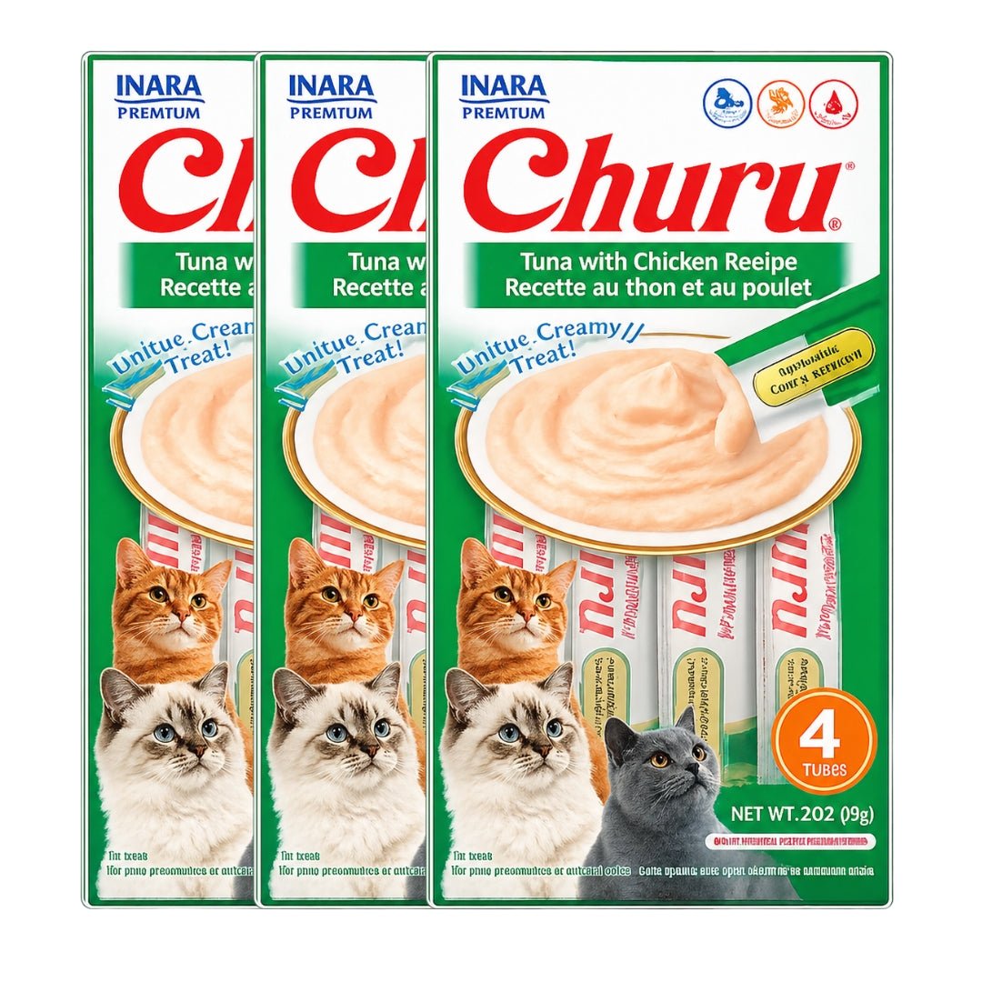 Churu Snack para Gatos – Pack de 4 (4 x 14 g) - Cosmos