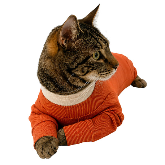 Faja Postquirúrgica de Cobre Completa con Mangas para Mascotas - Cosmos