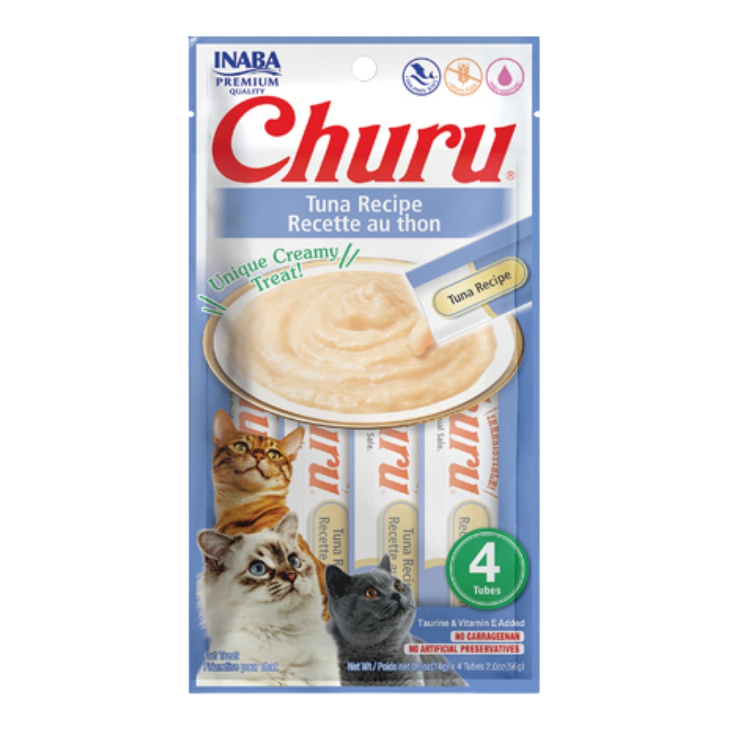 Churu Snack para Gatos – Pack de 4 (4 x 14 g)
