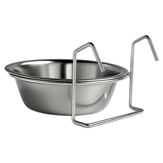 Tazón de Acero Inoxidable para Comida y Agua – Apto para Pájaros y Animales Pequeños - COSMOS