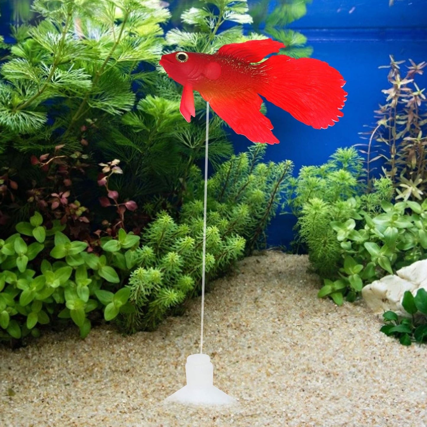 Pez Betta Artificial de Silicona para Acuario - COSMOS