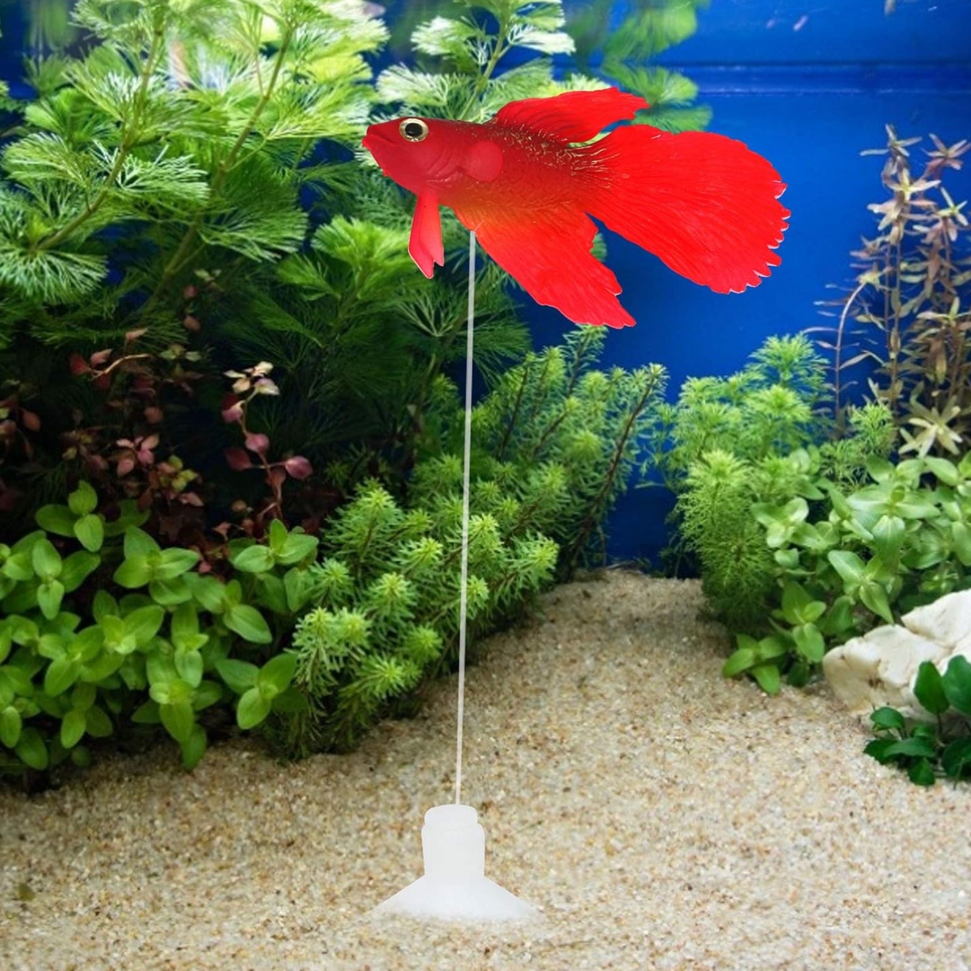 Pez Betta Artificial de Silicona para Acuario - COSMOS