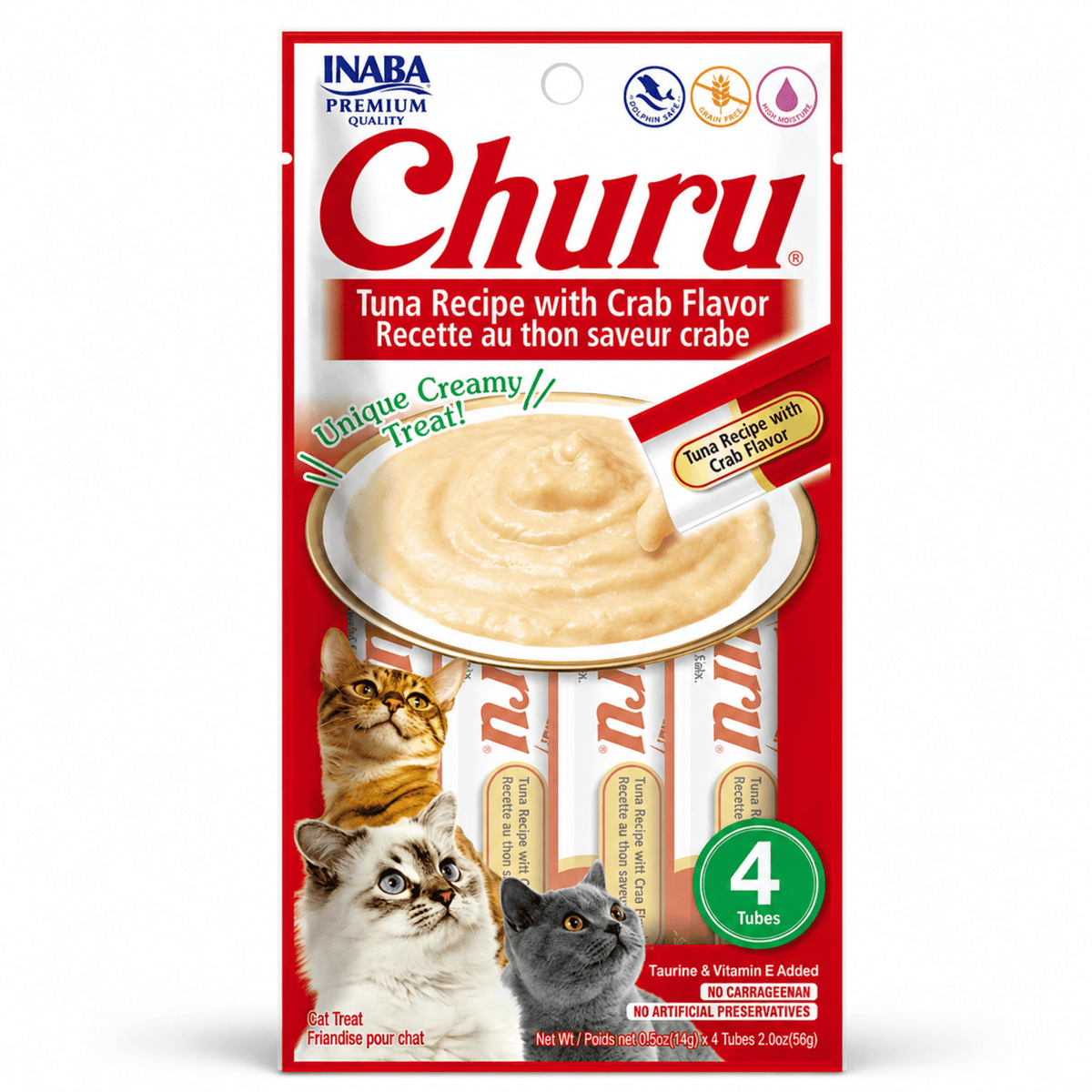 Churu Snack para Gatos – Pack de 4 (4 x 14 g) - Cosmos