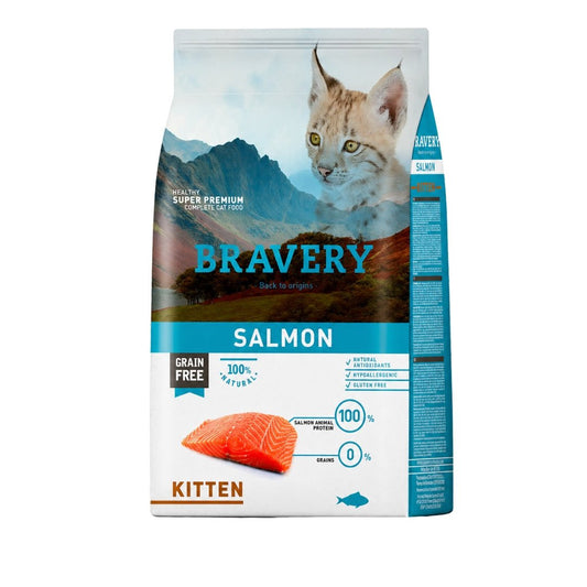 BRAVERY Salmón Kitten 2kg - Cosmos