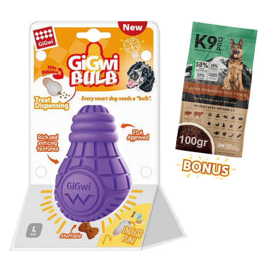 Juguete para perro GIGWI Bulb L