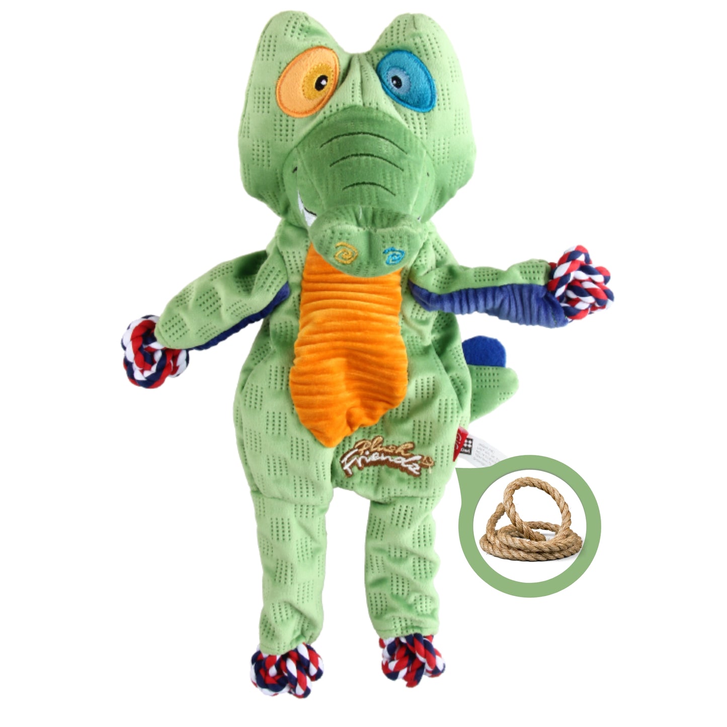 Juguete para perro GIGWI Crocodile Rope