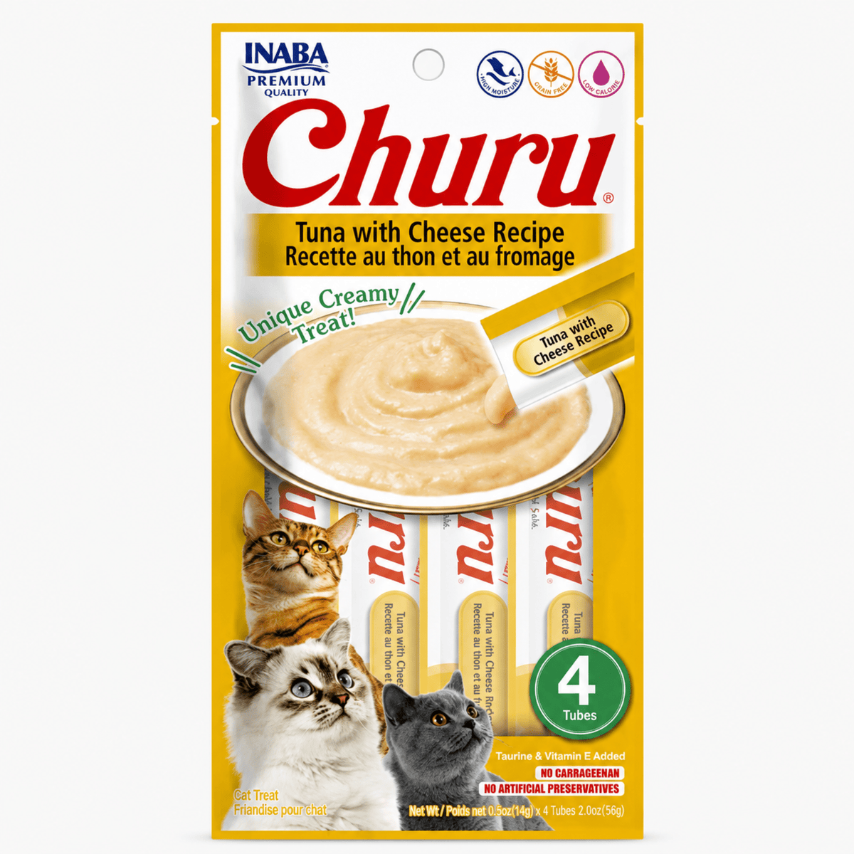 Churu Snack para Gatos – Pack de 4 (4 x 14 g) - Cosmos