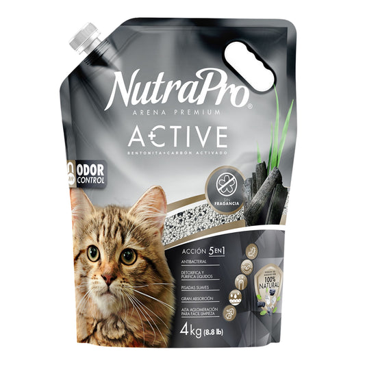 NutraPro Arena para Gatos con Carbón Activo – Control de Olor y Alta Absorción