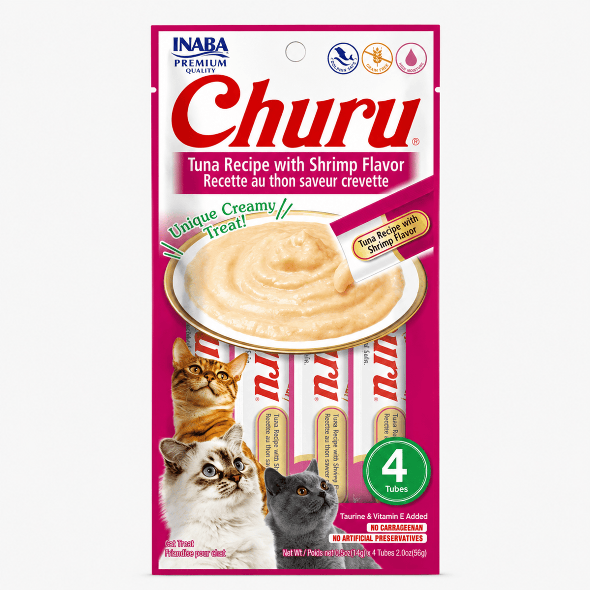 Churu Snack para Gatos – Pack de 4 (4 x 14 g) - Cosmos
