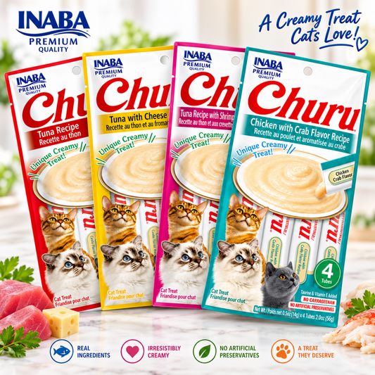 Churu Snack para Gatos – Pack de 4 (4 x 14 g)