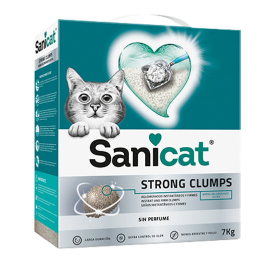 Sanicat Arena Ultra Aglomerante Sin Aroma – Máxima Limpieza y Comodidad