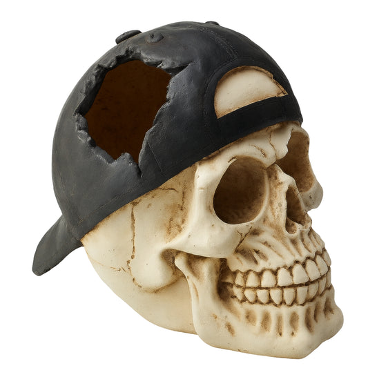 Adorno de Resina – Calavera con Gorra de Visera - COSMOS