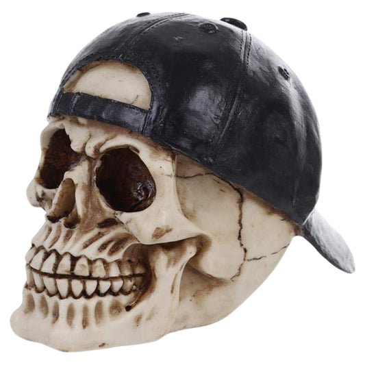 Adorno de Resina – Calavera con Gorra de Visera - COSMOS