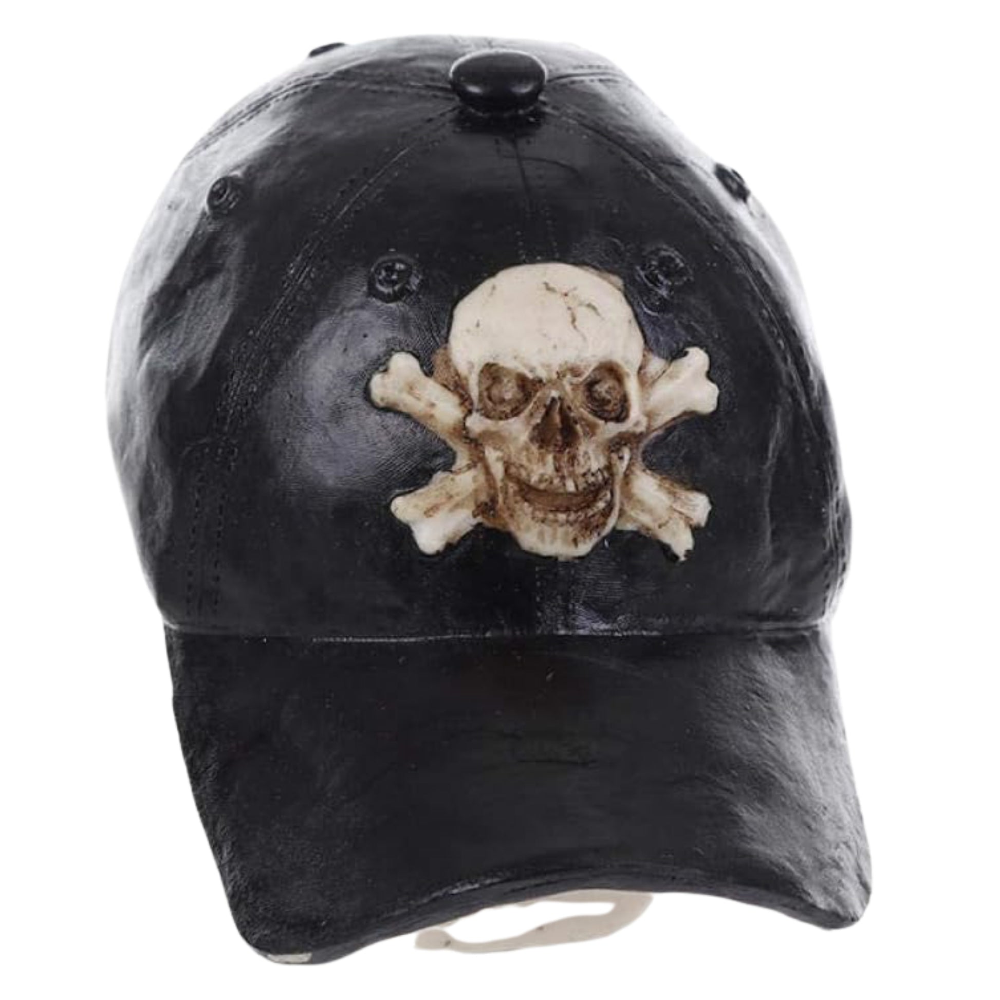 Adorno de Resina – Calavera con Gorra de Visera - COSMOS