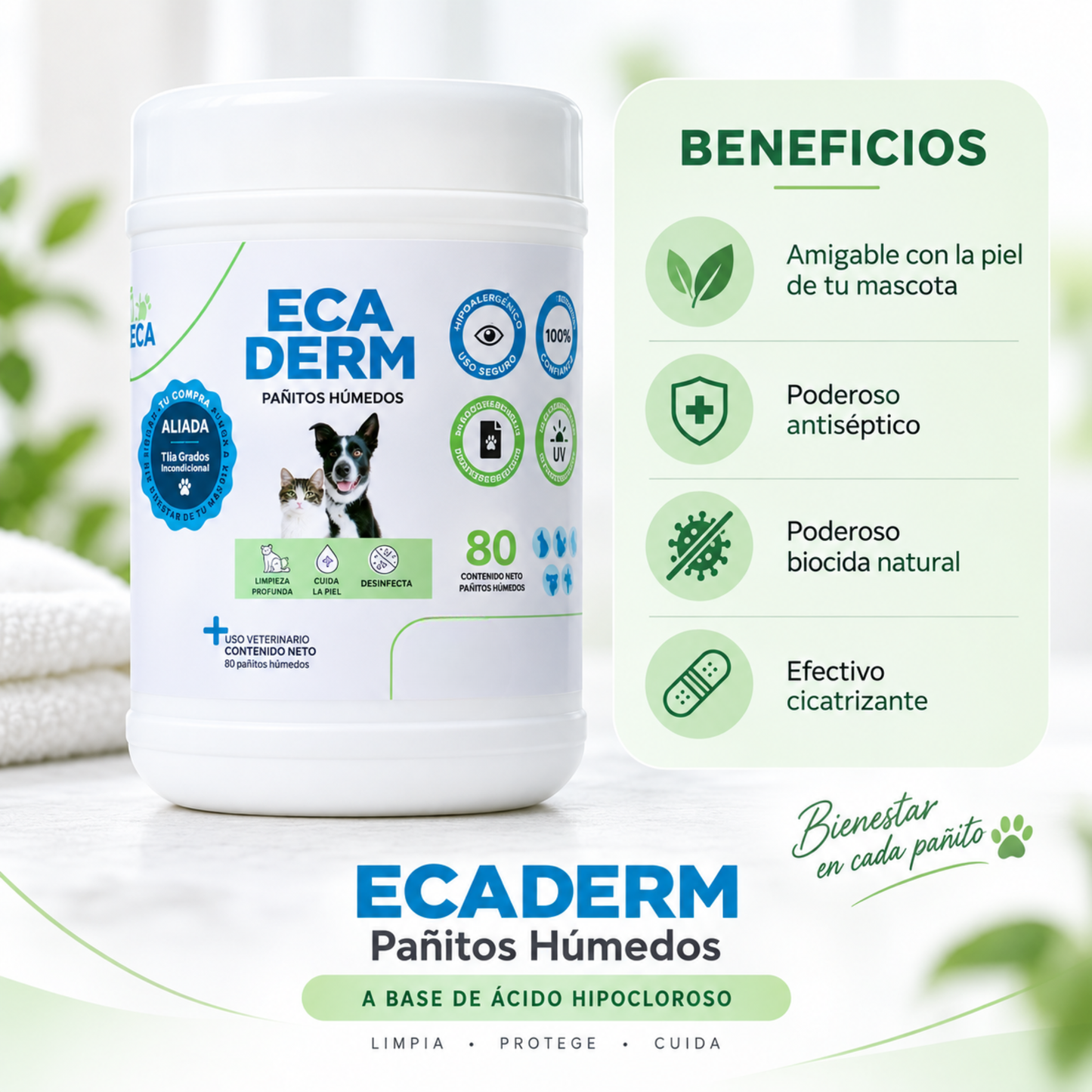 ECADERM PAÑITOS HÚMEDOS