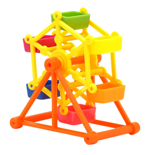 Juguete Giratorio para Pájaros – Rueda Colorida con Compartimentos - COSMOS