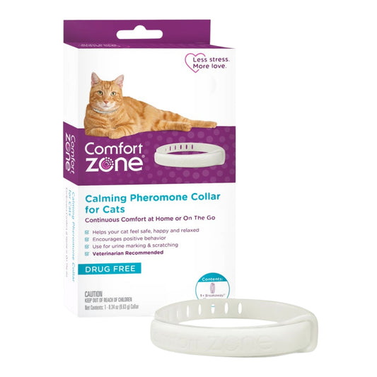 Collar Calmante Comfort Zone para Gatos – Feromonas Naturales | 30 Días de Efecto