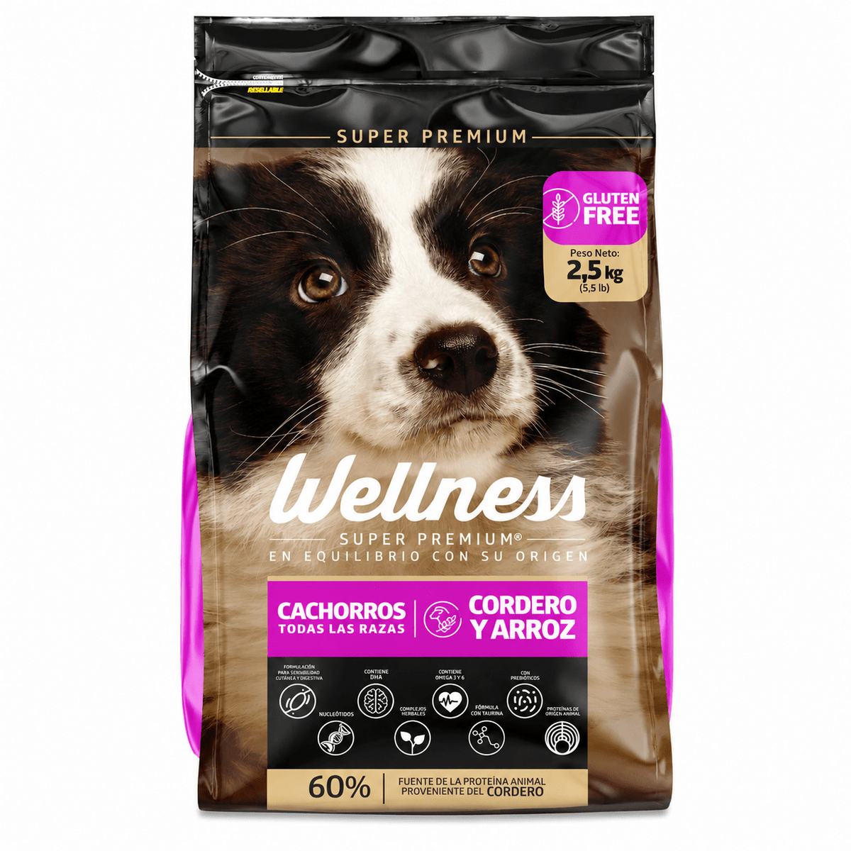 Alimento Premium Wellness Cachorro Cordero - Cosmos