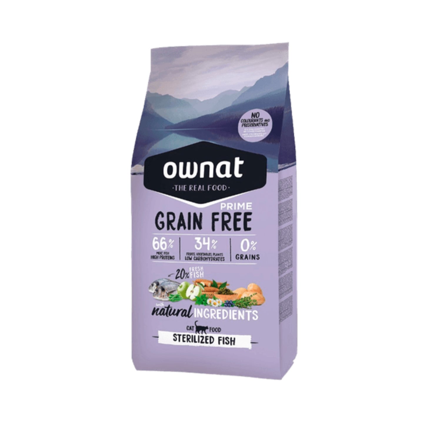 Ownat Gato Adulto Esterilizado Pescado 3 kg