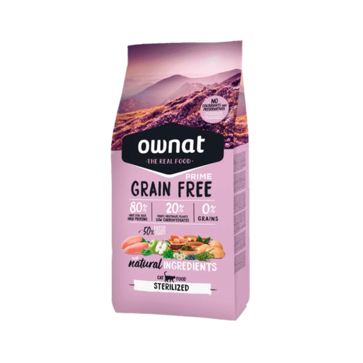 Ownat Gato Adulto Esterilizado Pescado 3 kg
