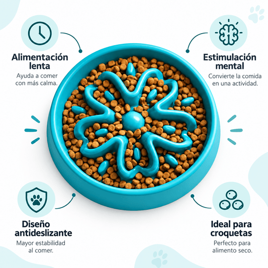 Comedero Antiansiedad para Perros y Gatos - Cosmos