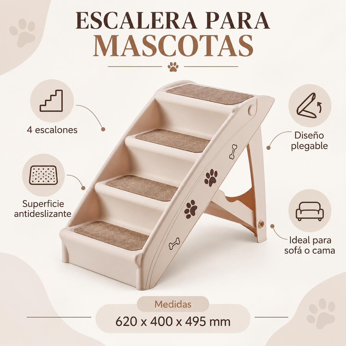 Escalera para Perros y Gatos