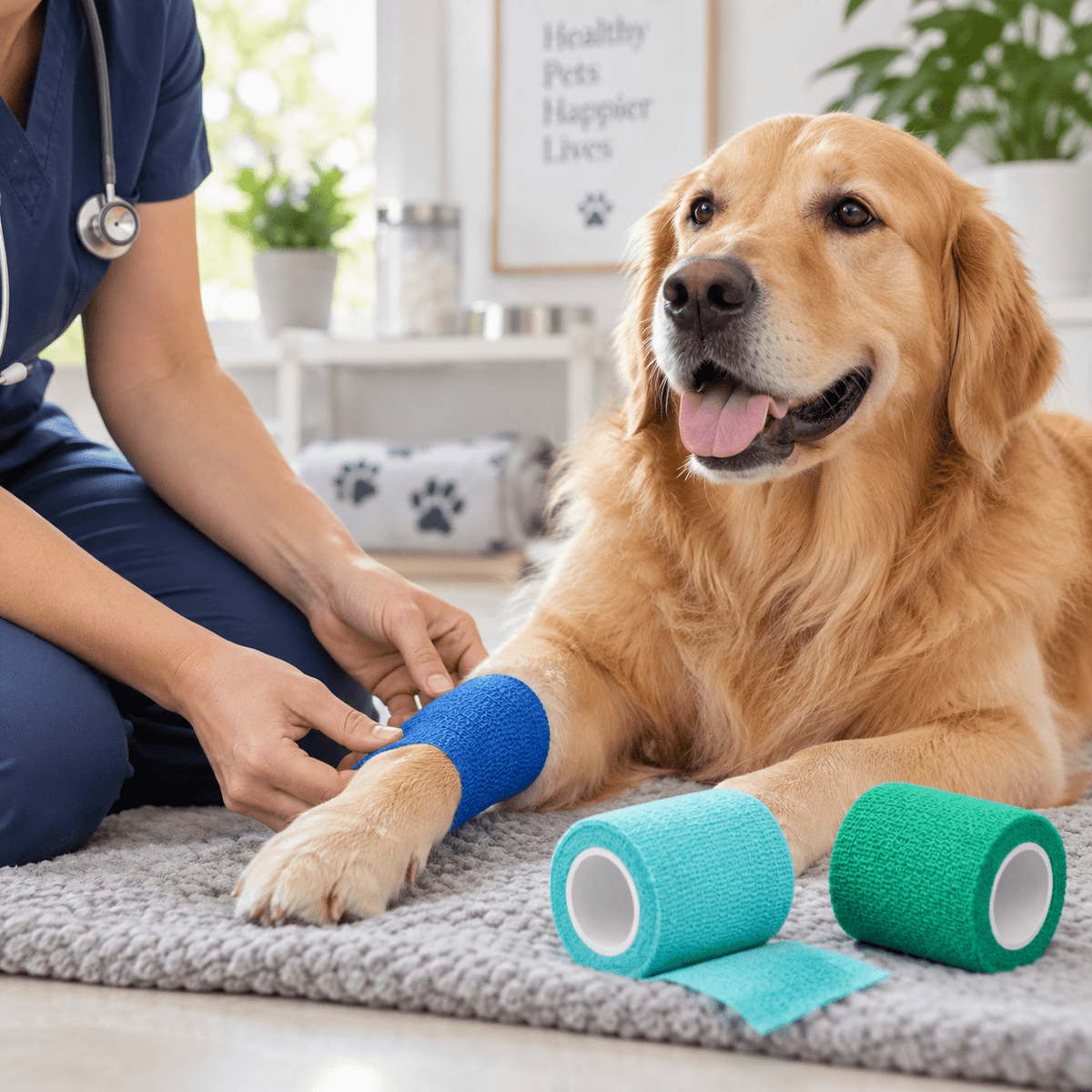 Venda Autoadherente para Perros y Gatos con Sabor Amargo - Cosmos