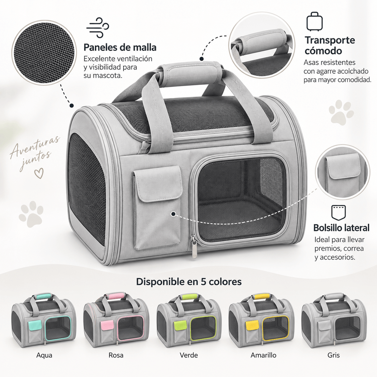 Mochila Transportadora para Perros y Gatos - Cosmos