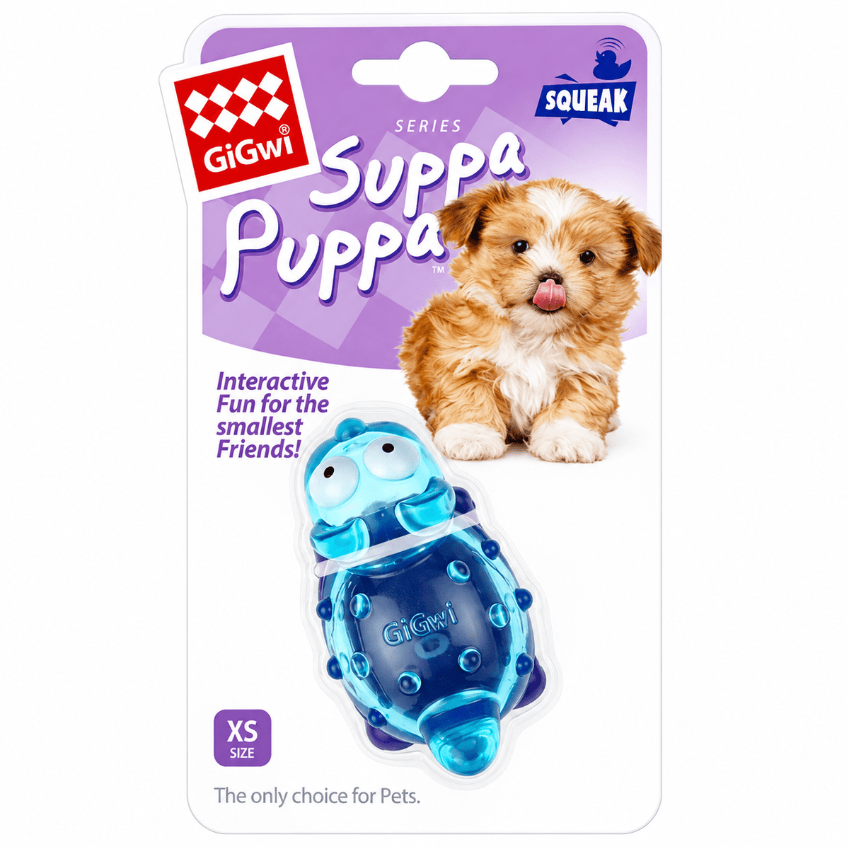 Juguete de Caucho Gato con Sonido para Cachorros GiGwi Suppa Puppa - Cosmos