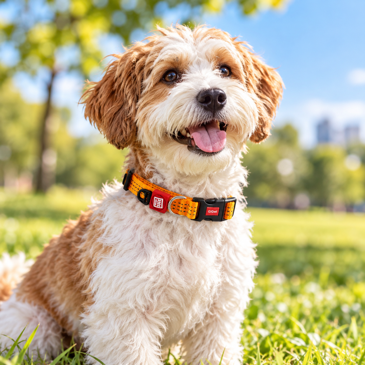 Collar Classic Reflectivo para Perro GiGwi – Talla M - Cosmos