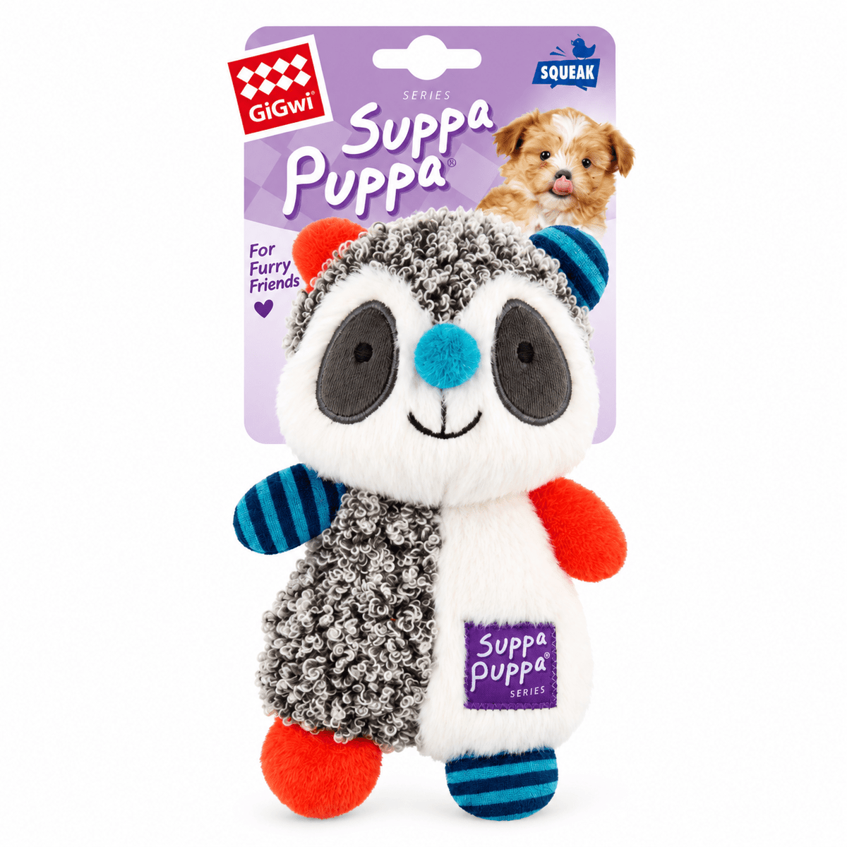 Juguete Panda de Peluche con Sonido para Cachorros GiGwi Suppa Puppa - Cosmos