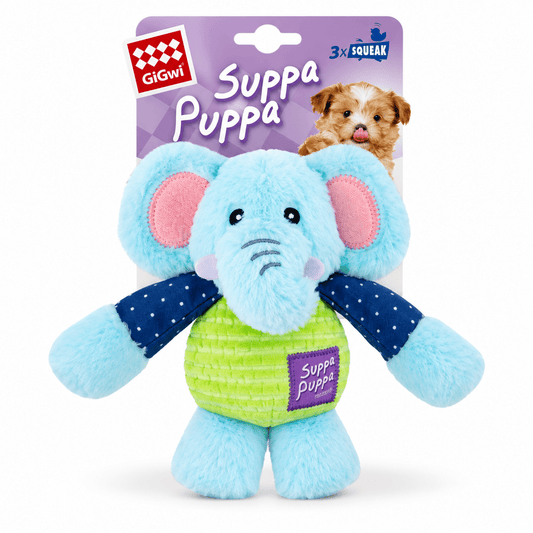 Juguete de Peluche Elefante con Sonido para Perro GiGwi Suppa Puppa - Cosmos