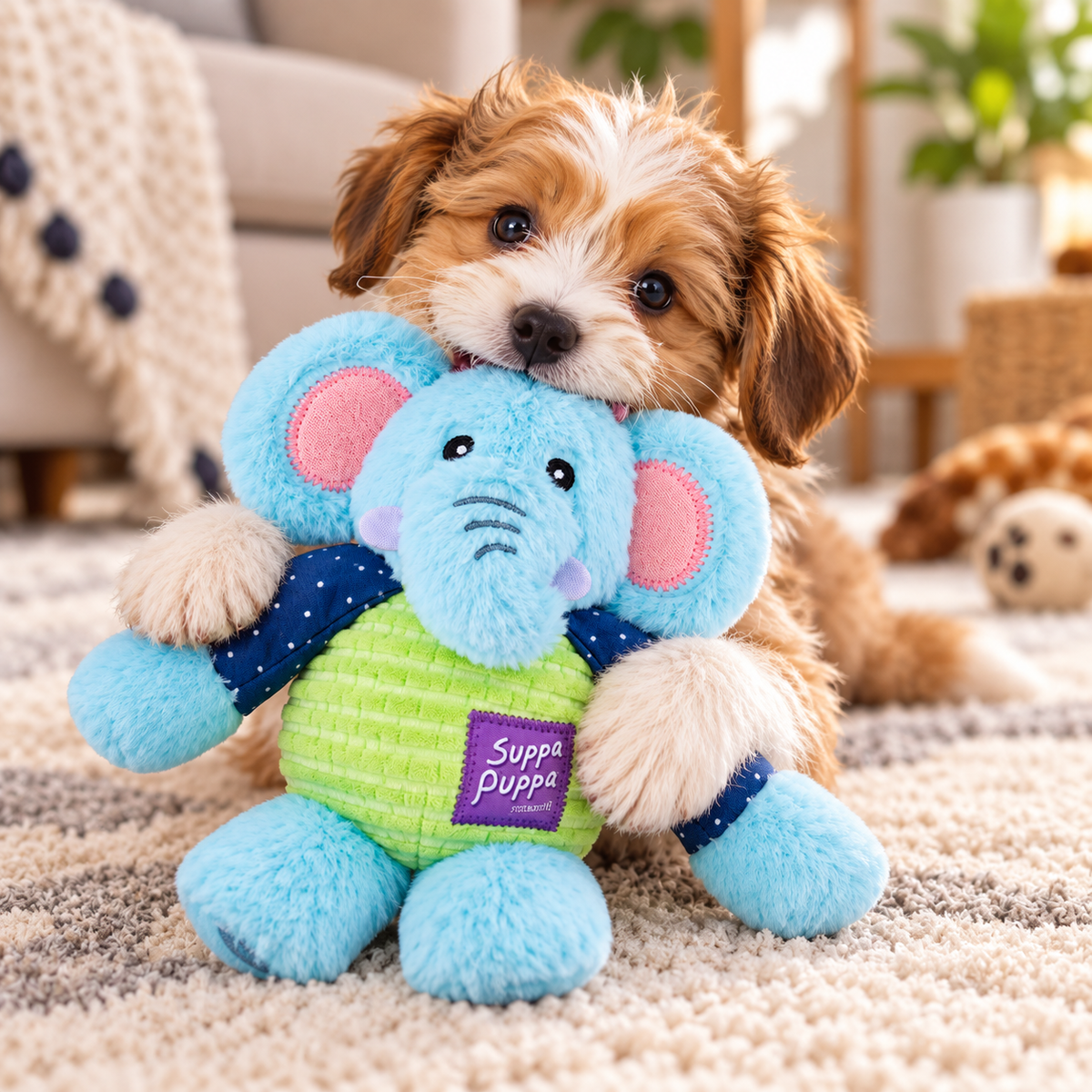 Juguete de Peluche Elefante con Sonido para Perro GiGwi Suppa Puppa - Cosmos