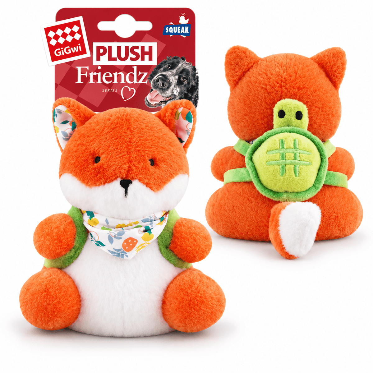 Juguete de Peluche Zorro con Sonido para Perro GiGwi Plush Friendz - Cosmos