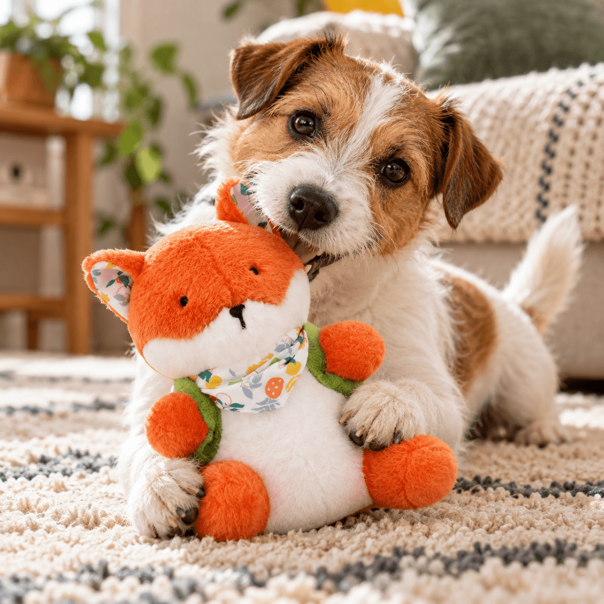 Juguete de Peluche Zorro con Sonido para Perro GiGwi Plush Friendz - Cosmos