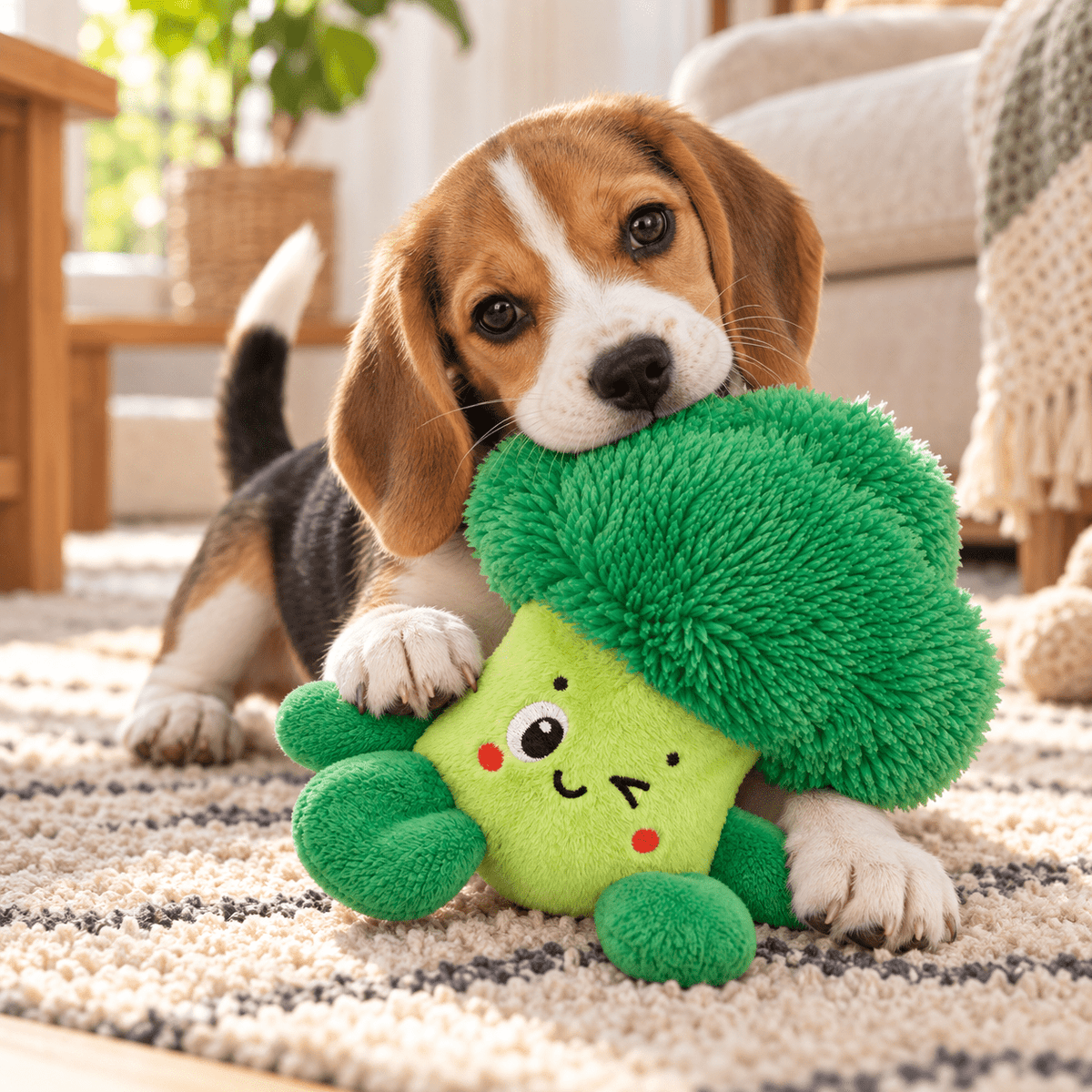 Juguete de Peluche Brócoli con Sonido para Perro GiGwi Suppa - Cosmos