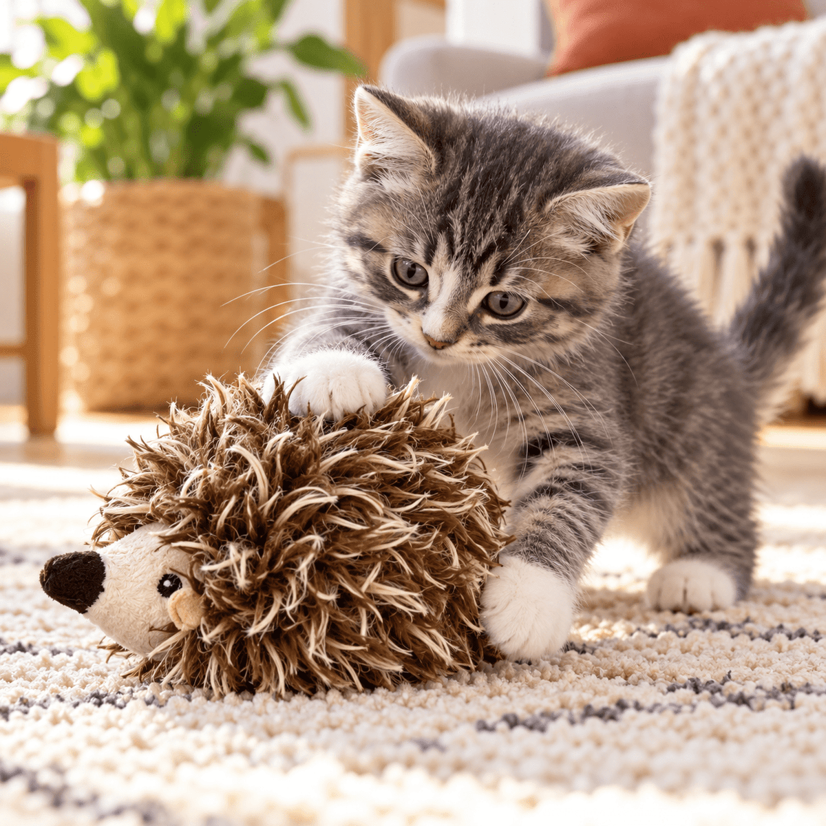 Juguete Erizo con Sonido para Gato GiGwi Melody Chaser - Cosmos
