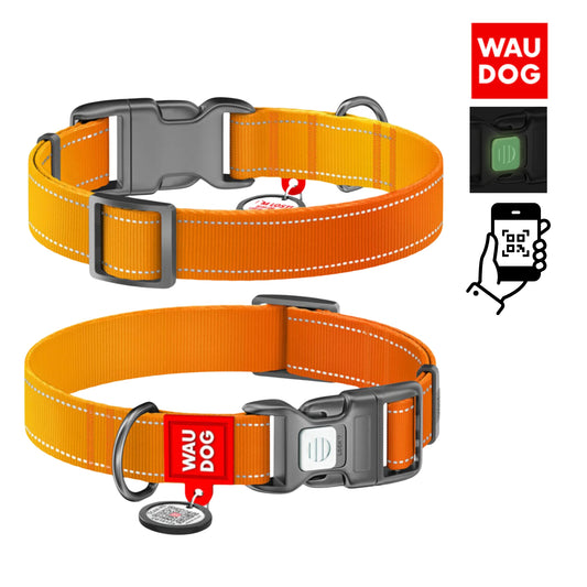 WAUDOG Nylon Collar Reflectivo S 1,5 mm
