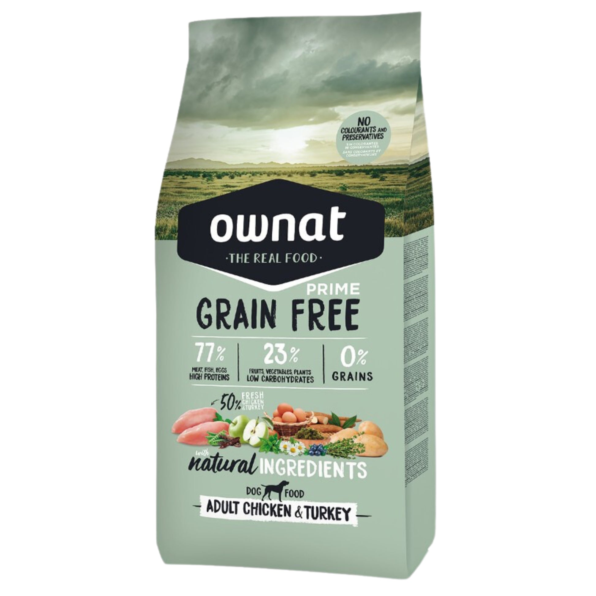 Ownat Alimento Súper Premium Español Pollo y Pavo