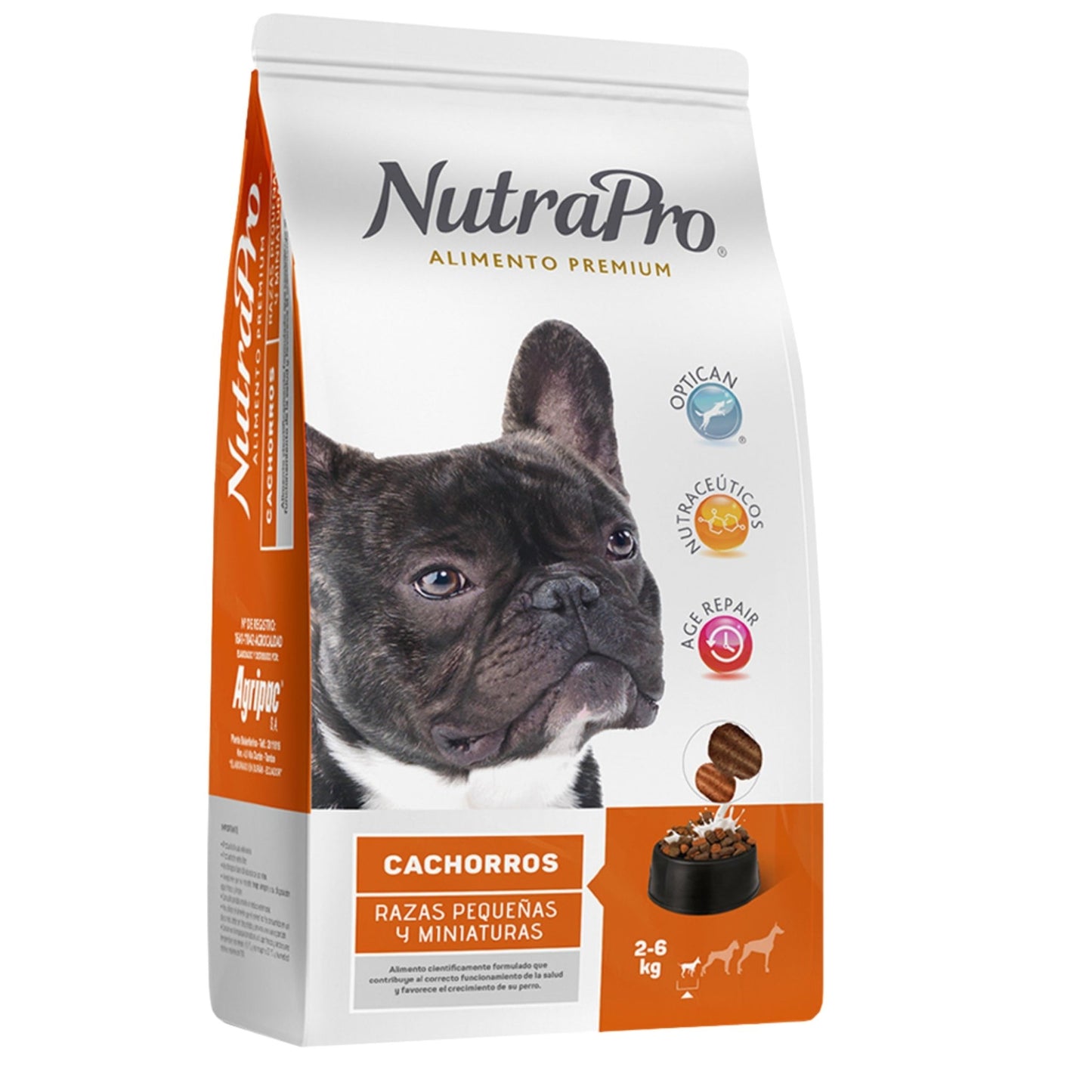 NutraPro para Cachorros Razas Pequeñas y Miniaturas | Alimento Premium - Cosmos