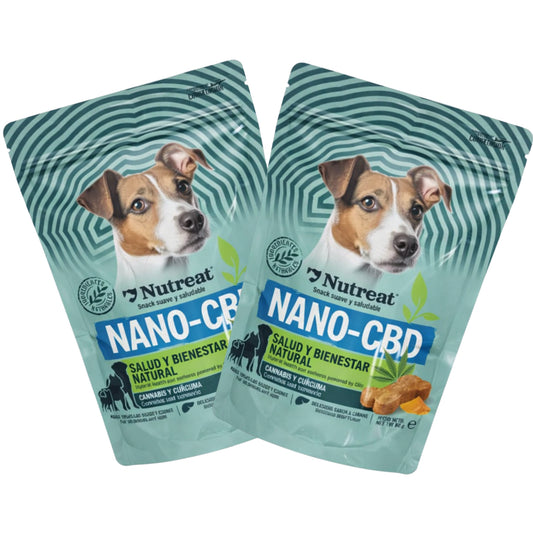 Nutreat Nano CBD 2PACK para perros - Antiestrés Natural - Cosmos