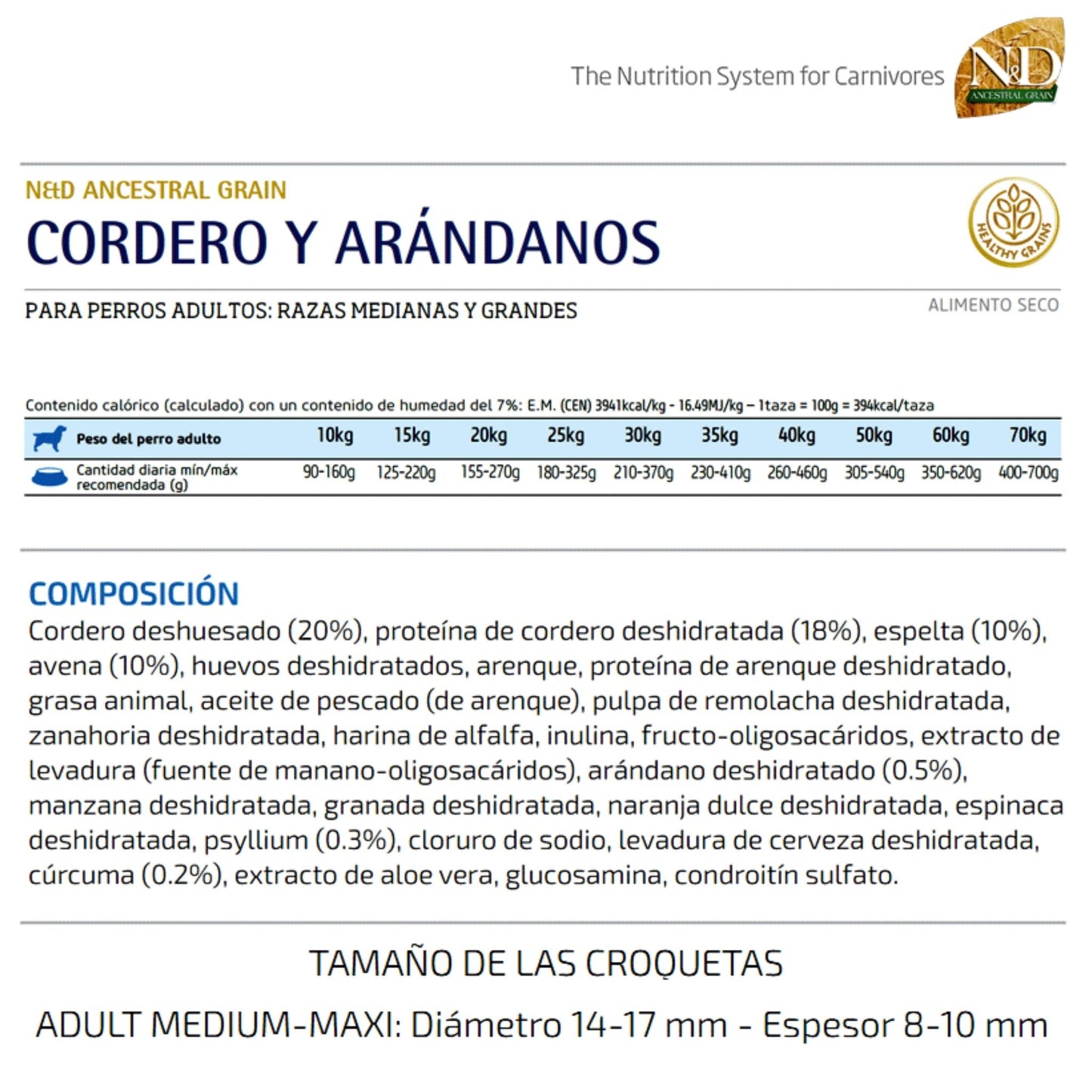 N&D Prime Cordero Adult Medium - Cosmos
