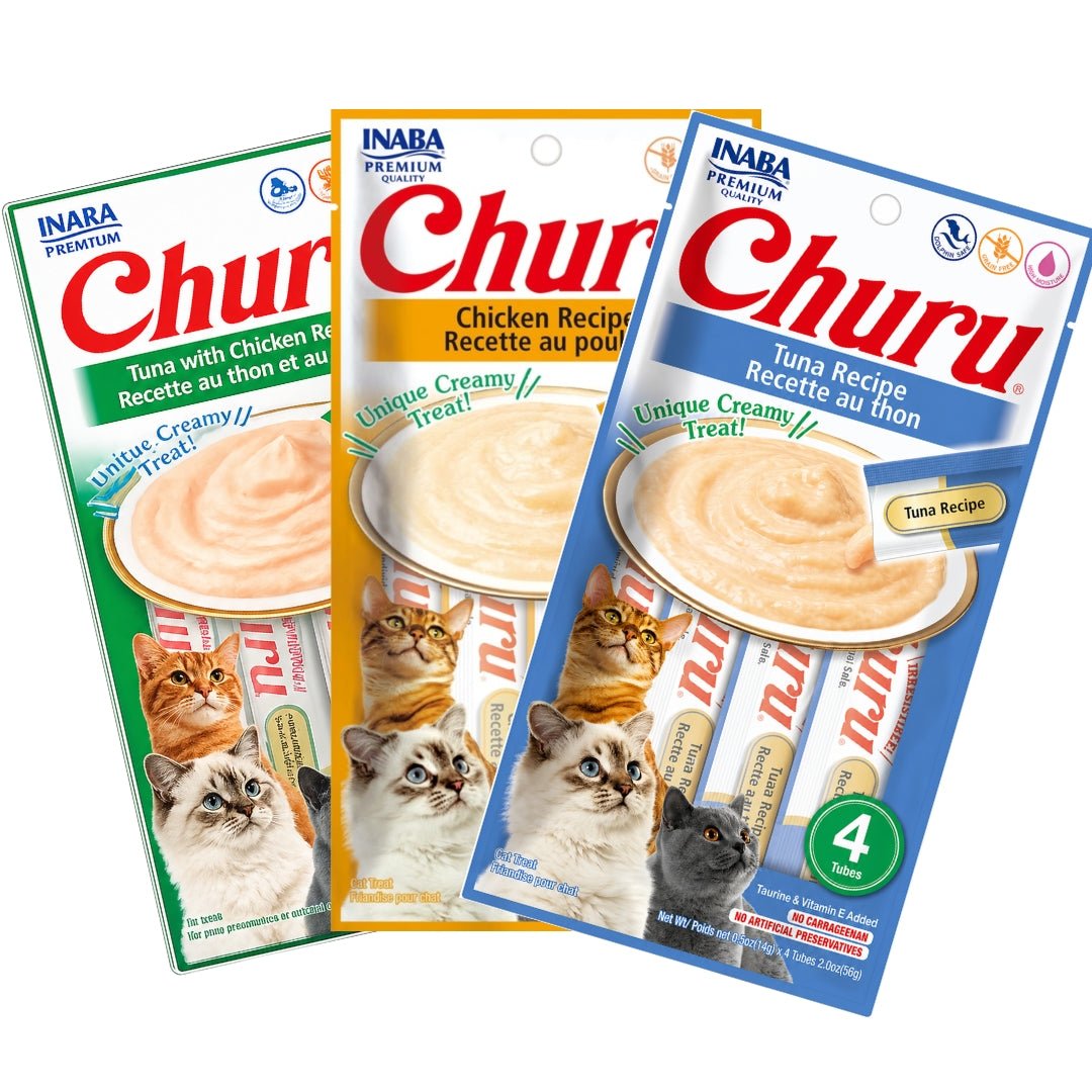 Churu Snack para Gatos – Pack de 4 (4 x 14 g) - Cosmos