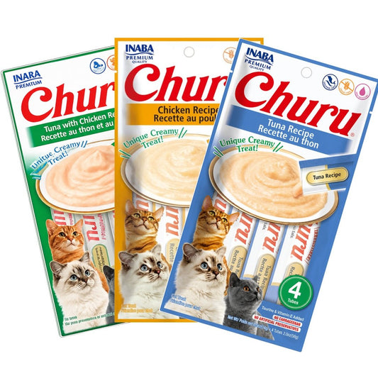 Churu Snack para Gatos – Pack de 4 (4 x 14 g) - Cosmos