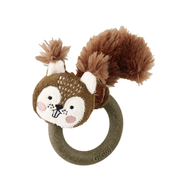 Juguete Ardilla con Aro y Silvervine para Gato GiGwi - Cosmos