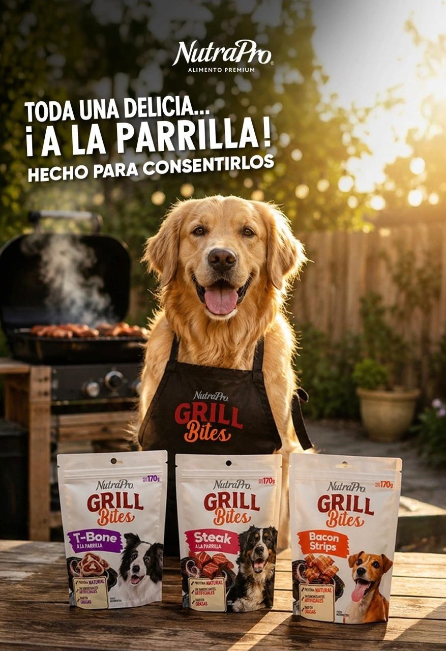 NutraPro Grill Bites - Snacks para Perros - Cosmos