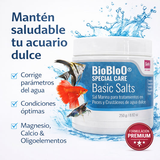 Sal para Acuario Biobloo Basic Salts 250 g - Cosmos