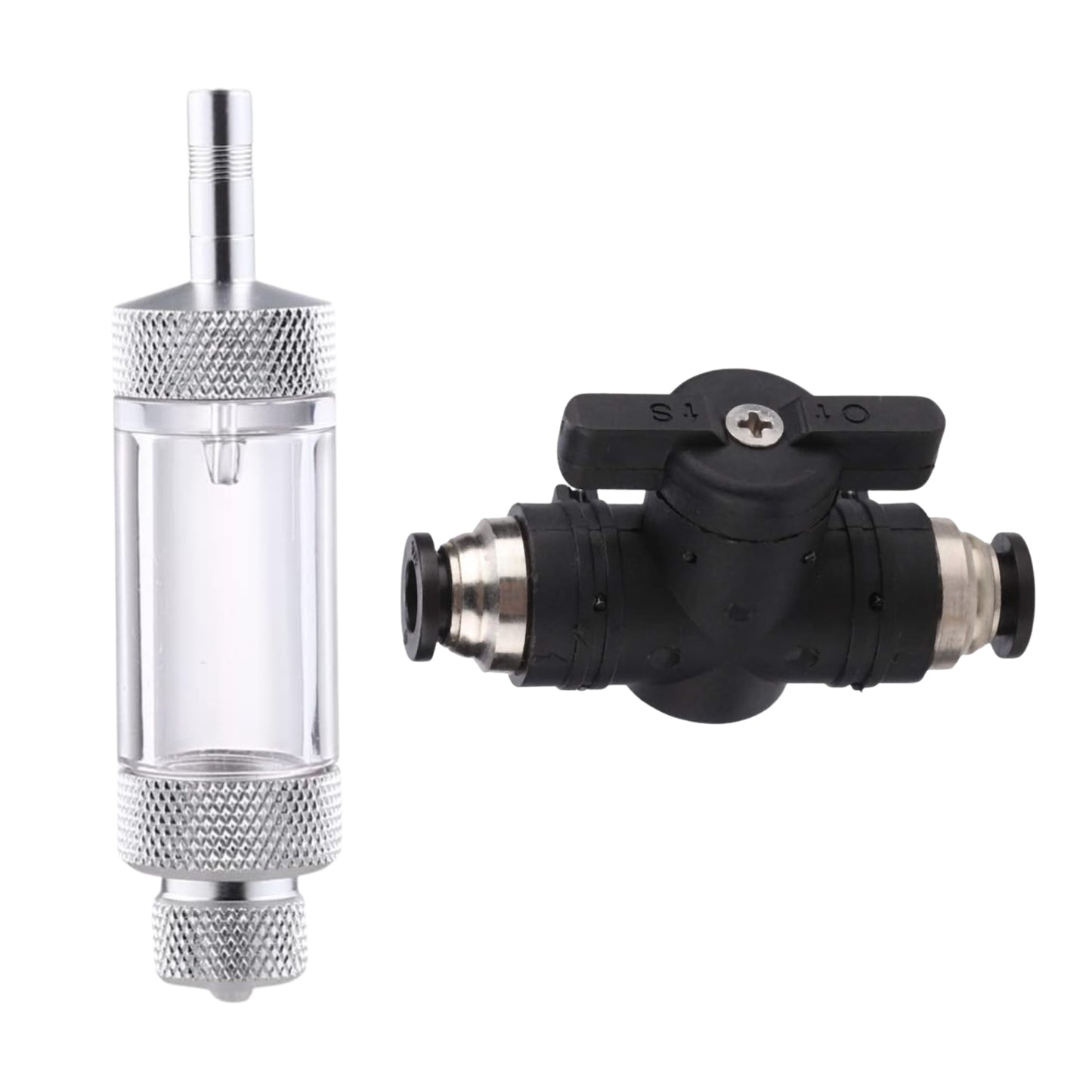 Combo Profesional CO₂ para Acuarios Plantados – Contador de Burbujas + Válvula de Control 2 Vías - Cosmos
